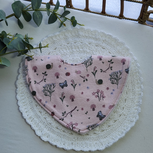 Forest Flower Bandana Bib