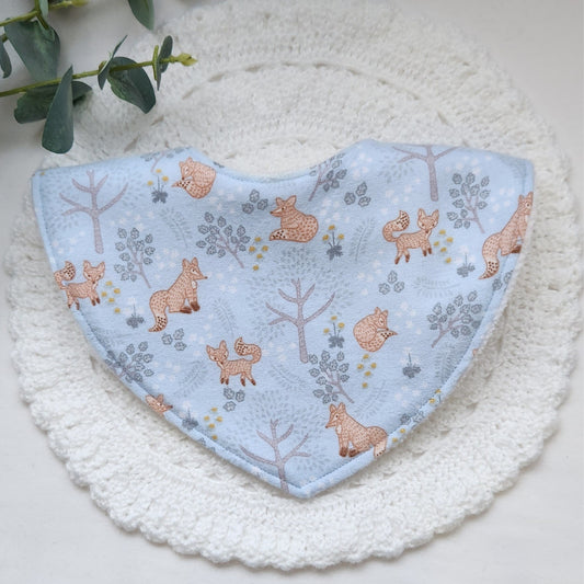 Blue Fox Bandana Bib