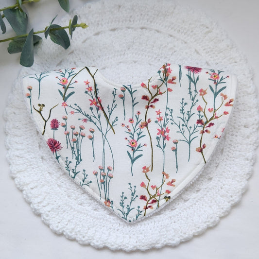 Garden Flower Bandana Bib