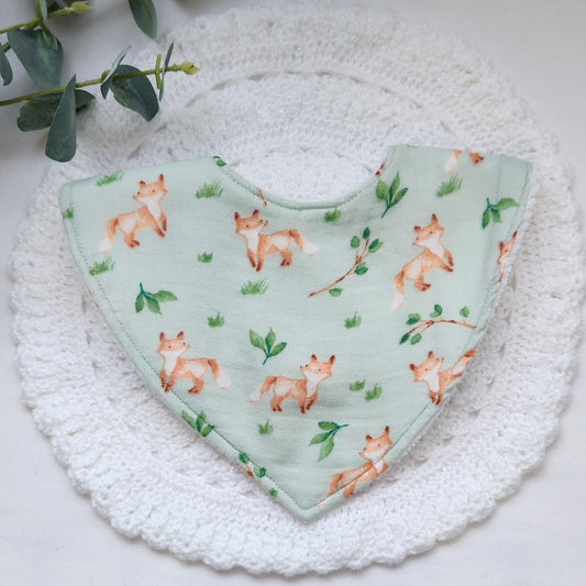Original Green Fox Bandana Bib