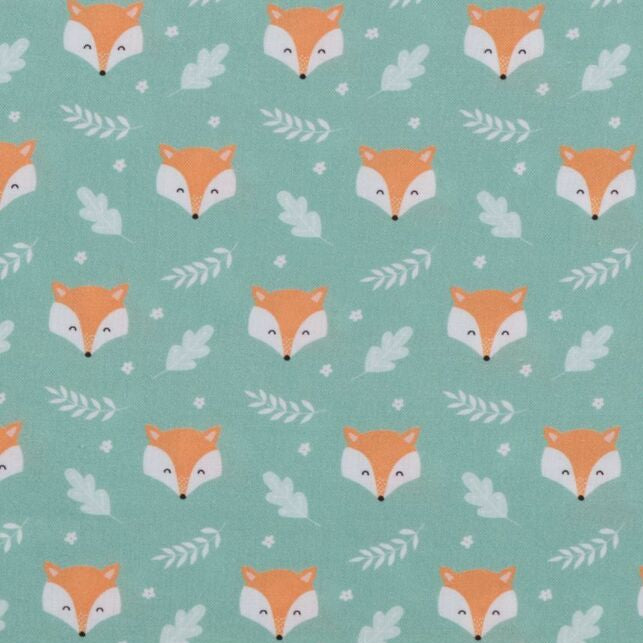 Green Fox Minky Blanket